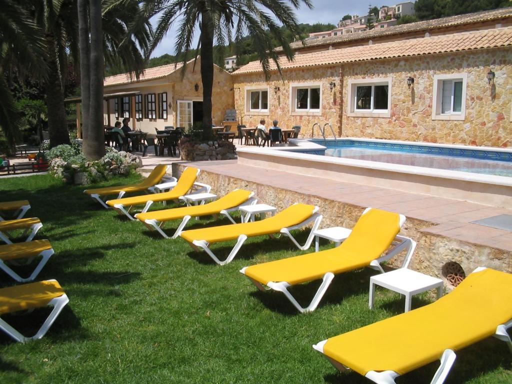 Fonda Las Palmeras Font de sa Cala Exteriör bild